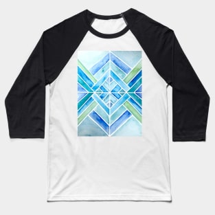 Sea Stain Glass Baseball T-Shirt